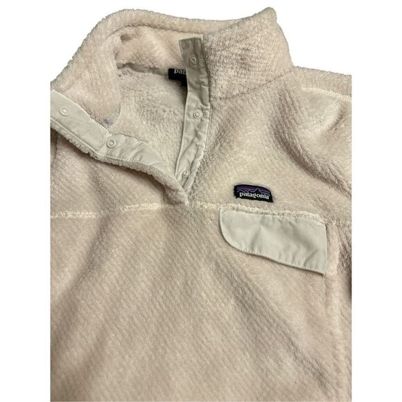 Patagonia Re-Tool Light Pink Snap-T Fleece Pullover Girls Size XL (14) - Picture 2 of 7